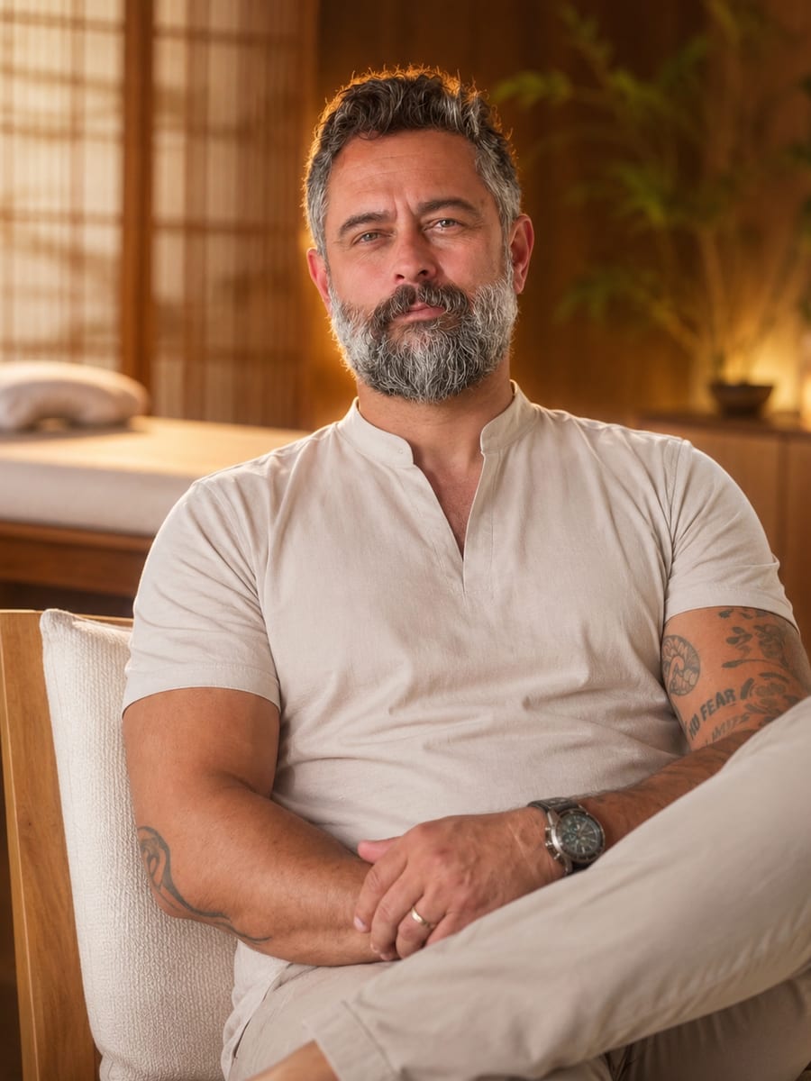 Márcio, massoterapeuta da Jinkei
